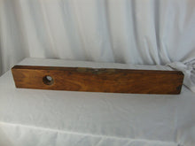 Load image into Gallery viewer, Vintage Solid Wood Level Brass Hardware 24 Inch