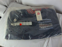 Load image into Gallery viewer, Vintage Budweiser World Famous Clydesdales Mens Large Nylon Snap Front Jacket