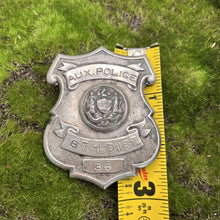 Load image into Gallery viewer, Badge, 800 Silver, Auxiliary Police 8th District