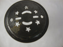 Load image into Gallery viewer, Vintage LG Wright Frosted Glass Three Faces Salt Pepper Shaker Se