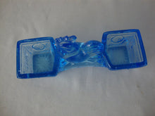 Load image into Gallery viewer, Vintage Blue Glass Chicken Double Table Salt Cellar