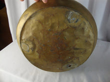 Load image into Gallery viewer, Vintage Engraved Brass Round Bottom Swing Handle Planter Kindling Bucket