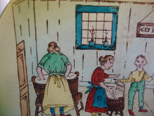 Load image into Gallery viewer, Antique Limoges Everybody Works But Father Novelty Wall Plate Plaque