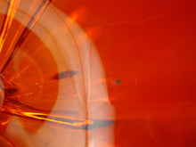Load image into Gallery viewer, Vintage LE Smith Amberina Glass Footed Compote Bowl Dish