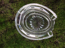 Load image into Gallery viewer, Antique Clear Glass Horseshoe Shape Individual Salt Cellar