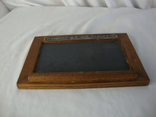 Load image into Gallery viewer, Antique 1919 50th Anniversary Masonic Slatington Lodge Mini Commemorative Slate Chalkboard Plaque