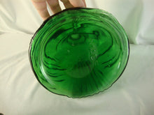 Load image into Gallery viewer, Vintage Empoli Green Glass Victorian Women Decanter with Stopper EMPTY