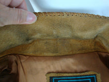 Load image into Gallery viewer, Vintage Echo Mountain Mens 44 Suede Fringe Beaded Open Jacket