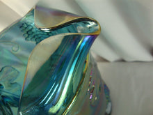 Load image into Gallery viewer, Vintage Indiana Glass Blue Carnival Harvest Grapes Footed Pitcher and (3) Tumbler Glasses