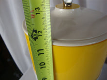 Load image into Gallery viewer, MCM Atapco Stacking Yellow White Canister Set with Top Lid