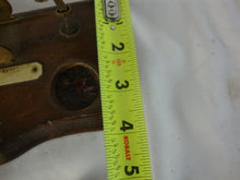 Load image into Gallery viewer, Antique English Postal Wood and Brass Letter Scale with Brass Weights