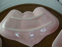 Load image into Gallery viewer, Vintage Valley Vista CA 310 Pink Ceramic Strawberry Appetizer Lazy Susan Set