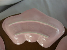 Load image into Gallery viewer, Vintage Valley Vista CA 310 Pink Ceramic Strawberry Appetizer Lazy Susan Set