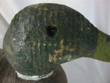 Load image into Gallery viewer, Vintage Hand Carved Primitive Wood Painted Mallard Duck Decoy