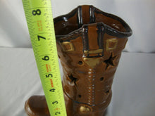 Load image into Gallery viewer, Vintage Ceramic Cowboy Boot Cutout Electric Night Light