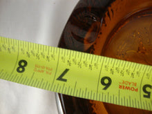 Load image into Gallery viewer, Vintage Blenko Amber Glass Zodiac Pisces Cigar Ashtray