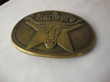 Load image into Gallery viewer, 1987 Philip Morris Marlboro Steer Oval Belt Buckle