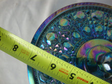 Load image into Gallery viewer, Vintage Indiana Glass Blue Carnival Windsor Lidded Candy Dish