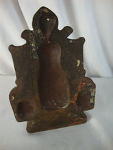 Load image into Gallery viewer, Vintage Cast Iron Dutch Girl Milkmaid Bookend Small Door Stop