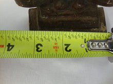 Load image into Gallery viewer, Vintage Cast Iron Dutch Girl Milkmaid Bookend Small Door Stop