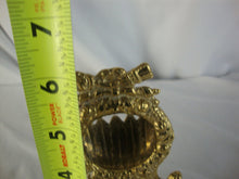 Load image into Gallery viewer, Vintage Double Cherub Gilt Metal Pocket Watch Display Stand Holder