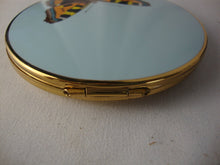 Load image into Gallery viewer, 1970's Stratton England Butterfly Motif Metal Makeup Compact