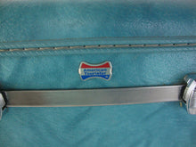 Load image into Gallery viewer, Vintage American Tourister Blue Marble Makeup Train Travel Case