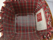 Load image into Gallery viewer, 1993 Longaberger Bayberry Basket with Liner and Plastic Protector