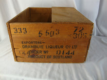 Load image into Gallery viewer, Vintage Drambuie Scotch Wood Export Shipping Crate *LOCAL PICKUP ONLY!*