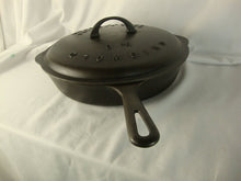 Load image into Gallery viewer, Griswold No 9 Cast Iron Skillet Small Block Logo and Self Basting Cast Iron Skillet Cover