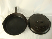 Load image into Gallery viewer, Griswold No 9 Cast Iron Skillet Small Block Logo and Self Basting Cast Iron Skillet Cover