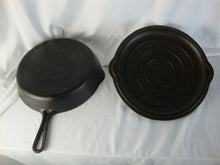 Load image into Gallery viewer, Griswold No 9 Cast Iron Skillet Small Block Logo and Self Basting Cast Iron Skillet Cover