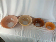Load image into Gallery viewer, Vintage Pyrex Autumn Rainbow Nesting Mixing Bowl Set of 4