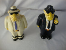 Load image into Gallery viewer, Vintage Joe Camel Blues Brothers Style Resin Salt and Pepper Shaker Set
