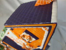 Load image into Gallery viewer, 2003 Slavic Treasures Clemson Tigers University Mascot Lighted Porcelain House