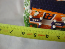 Load image into Gallery viewer, 2003 Slavic Treasures Clemson Tigers University Mascot Lighted Porcelain House
