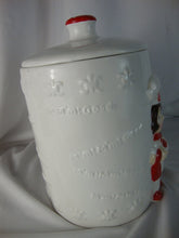 Load image into Gallery viewer, 1999 Campbell's Soup Lady White Ceramic Cookie Jar with Lid