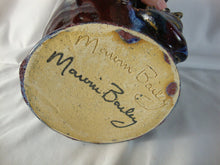 Load image into Gallery viewer, Marvin Bailey Folk Art Signed Dark Brown Crying Eyes With Mini Face Jug in Mouth Ugly Face Jug