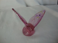 Load image into Gallery viewer, Vintage Lenox Fenton Purple Glass Signed Handpainted Butterfly Figurine