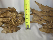 Load image into Gallery viewer, Vintage Brass Flying Angels Candleholders Set of 2