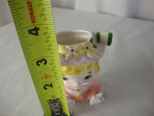 Load image into Gallery viewer, Vintage Enesco Ceramic Blonde Hair Mini Head Vase and Placecard Holder