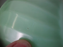Load image into Gallery viewer, Vintage Fire King Jadeite Vertical Swirl 3 Piece Nesting Mixing Bowl Set