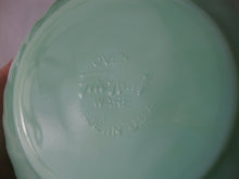 Load image into Gallery viewer, Vintage Fire King Jadeite Vertical Swirl 3 Piece Nesting Mixing Bowl Set