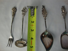 Load image into Gallery viewer, Vintage Reed & Barton Silverplate Apple Blossom 5 Piece Serving Set with Box