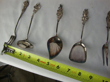 Load image into Gallery viewer, Vintage Reed & Barton Silverplate Apple Blossom 5 Piece Serving Set with Box