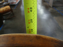 Load image into Gallery viewer, Vintage Oak Bent Wood Rolling Office Craft Adjustable Seat Chair with Cane Back