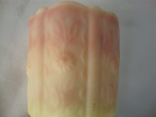 Load image into Gallery viewer, Vintage Fenton Flower Leaf Burmese Satin Glass Footed Toothpick Holder
