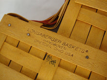 Load image into Gallery viewer, 1999 Longaberger Love Letters Heart Shape Basket with Liner, Protector & Heart Shape Lid