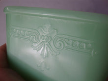 Load image into Gallery viewer, Vintage Jadeite Glass Philbe Rectangle Refrigerator Dish NO LID