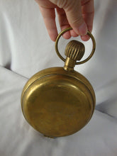 Load image into Gallery viewer, Vintage Thomas Ross Brass Wall Mount Pocket Watch Clock